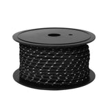 Maxbell 30M 6mm Reflective Tent Rope Guylines for Outdoor Travel Canopy Guy Line Black