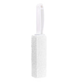 Maxbell Pumice Stone Toilets Brush with Handle for Rust Grill Feet Care Bath Pool White 10cm