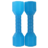 Maxbell 1 Pair Plastic Lightweight Dumbbell Outdoor Fitness Exercise Kids Toy Blue