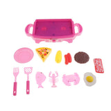 Maxbell Play Kitchen Toys Pretend Play Cooking Pizza Seafood Steak Food Kids Playset