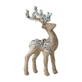 Maxbell Elk Christmas Tree Decoration Gift Decorative for Xmas Tree Photography Prop Champagne