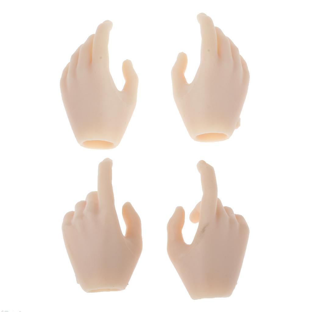 Max 4pcs 1/6 Scale Hand Models for Hot Toys 12inch Female Figures Body Accessory
