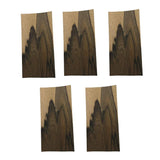 Max Maxb 5 Pieces Guitar Head Veneer Blank Material Head Veneer Shell for Luthier DIY