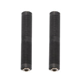 Maxbell 2x Mono RCA 6.35mm 1/4" Female Jack to Female Audio Coupler Adapter F/F Gold