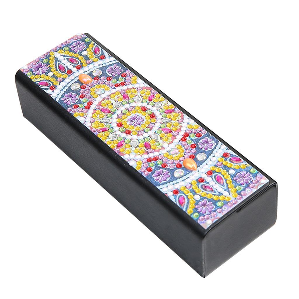 Maxbell Special Shaped Diamond Painting DIY 5D Flower Eye Glasses Case Box Type 5