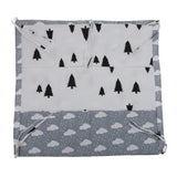 Maxbell Baby Bed Bedside Pocket Storage Nursery Diaper Hanging Bag Organizer Gray