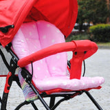 Maxbell Baby Pushchair Stroller Kids Seat Pad Pram Liner Cushion Mat Pink Dot