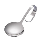 Maxbell Serving Spoons Soup Spoons Serving Spoon Tasting Spoon Stainless Steel Spoon Argent