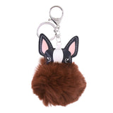 Max Puppy Dog Animal Cartoon Kids Toys Birthday Gift Pendant Keychain Brown