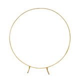 Maxbell Wedding Arch Circle Backdrop Stand Frame for Holiday Wedding Decorative Aureate