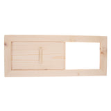Max Cedar Sauna Air Ventilation Panel, 13x5.1inch, Sauna Accessories