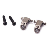 Maxbell 2 Pieces Roller String Retainer Trees with Screws for Electric Guitar Black