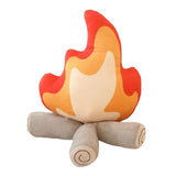 Maxbell Cartoon Flame Pillow Needfire Plush Toy Branch Soft for Home Decoration 27cmx30cm