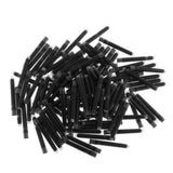 Maxbell 100Pieces Fountain Pen Ink Cartridges Ink Pen Refills Stationery Black 3.4mm
