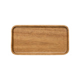 Maxbell Breakfast Tray Rectangular Shape Rustic with Raised Edge Small Rectangular