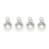 Maxbell Colorful Glass Balls DIY Charms Pendant Round Ball Crafts Ornaments 14mm
