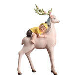 Maxbell Deer Figurine Desktop Decoration Ornament Gift for Living Room Home