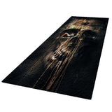 Max 3D Living Room Area Rug Runner Anti-Skid Floor Mat Carpet Skull