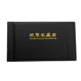 Maxbell Banknote Currency Collection Album Paper Money Pocket Holders 20 Pages Black