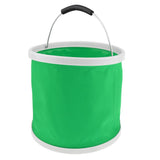 Maxbell Folding Bucket Water Container Pail for Camping BBQ Fishing 11L  Green