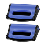 Maxbell Car Automobile Seat Safety Belt Clip Stopper Adjuster Comfortable Durable Blue