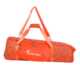 Maxbell Large Yoga Bags Knapsack Yoga Mat Carrier Case for Workout Dancing Women Men orange