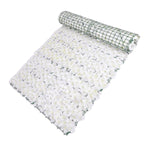 Maxbell Artificial Flower Privacy Fence DIY Backdrop for Yard Balcony White