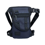 Maxbell Drop Leg Pouch Bag Fishing Tackle Bag Fittings for Biking Hiking Traveling Blue