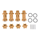 Max 17mm Hex Hub 30mm Extension Adapter Combiner for HSP 94087 1/8 RC Car Golden