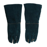 Max Cowhide Leather Welding Gloves Protective Gloves Welder Hands 40cm Green