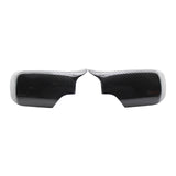 Maxbell 2pc Rear Mirror Cover Cap 51168238376 for BMW E46 E39 1998-2005 Carbon Fiber