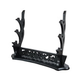Maxbell Solid Wooden Stand Desktop Bracket Support for Tanto Wakizashi 3 Layers