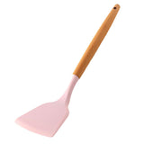 Maxbell Silicone Kitchenware Silicone Cooking Utensil with Wood Handle For Kitchen B