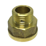 Max 1 Pc Brass Male Female Thread Adapter Connector Fitting Bushing DN15 x DN20