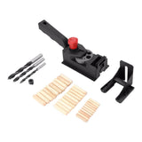 Maxbell Drill Guide Dowel Straight Hole Woodworking Positioner 36pcs