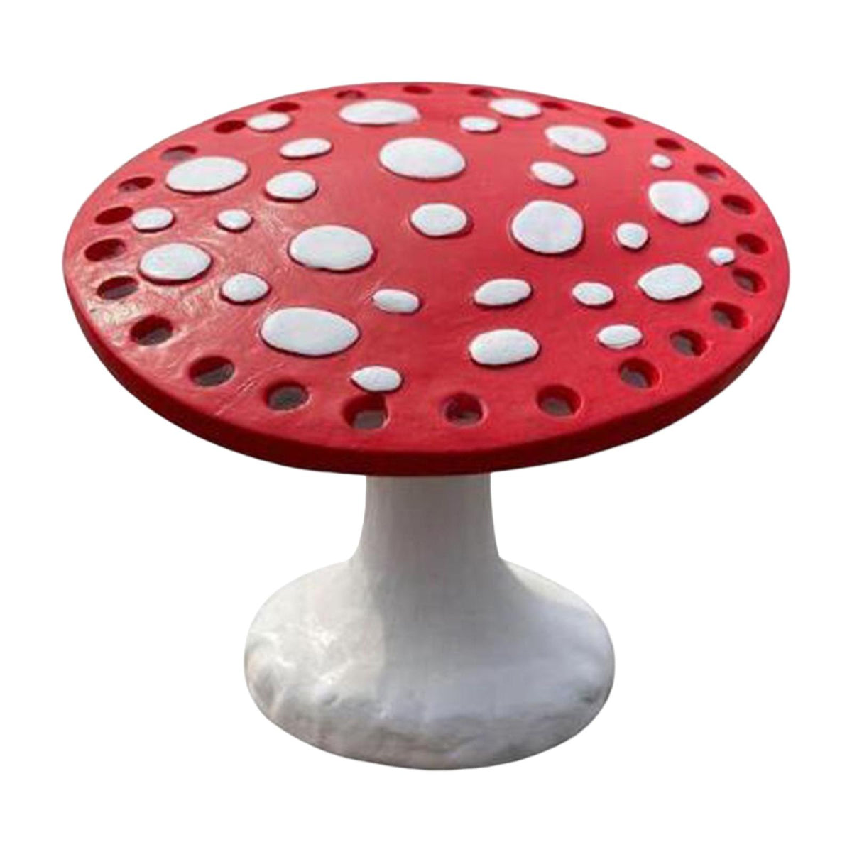 Maxbell Mushroom Earring Holder Organizer Desktop Ornament for Women Girls Red