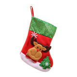 Max Non-woven Cloth Christmas Stockings Xmas Decor Pendant Gift Bag M Elk