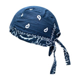 Maxbell Mens Do Rag Headscarf Breathable Motorcycle Headwrap Pirate Hat Beanie Blue