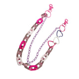 Maxbell Rainbow Pants Jean Chain Waist Chain Trousers Chain for Men and Women