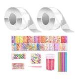 Maxbell Blow Bubble Double Sided Tape Reusable Creative Sticky Tape Kids Sensory Toy Style A