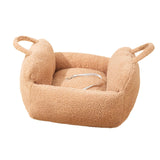 Maxbell Cat Bed Dog Carrying Center Console Dog Bed with Straps Pet for