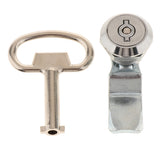 Max Maxb Electric Door Cabinet Cam Cylinder Flat Lock Shockproof Security Latch w Key