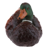 Max Creative Resin Craft Floating Duck Decoy Garden Ornament Left