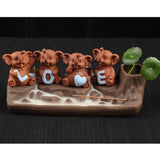 Maxbell Creative Porcelain Backflow Ceramic Incense Smoke Burner Holder Buddhist #2