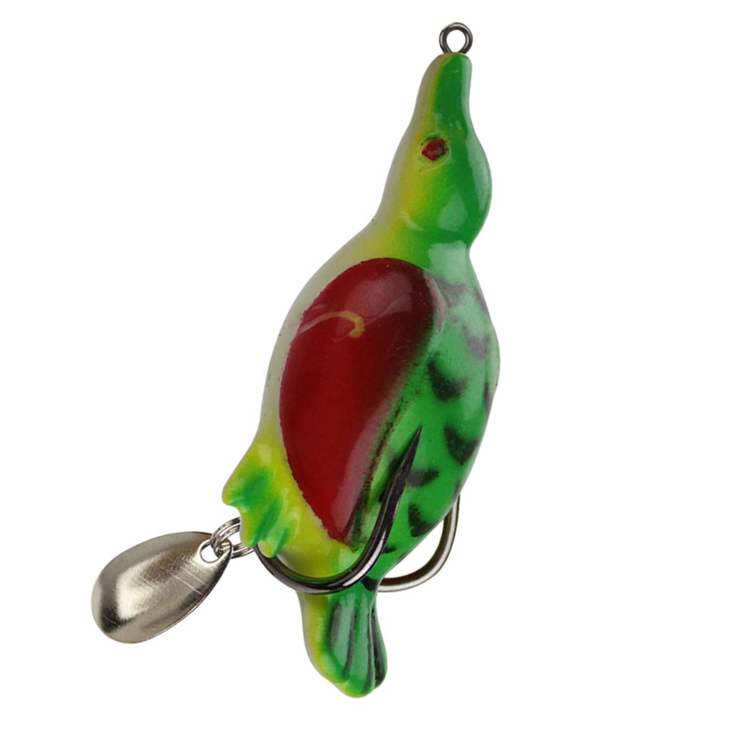 Maxbell 3D Duck Fishing Lure Topwater Duck Baits with Double Hooks Duck 03
