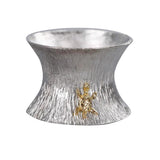 Maxbell Pure Tin Tea Filter Strainer Leaf Shaped Kung Fu Tea Tool Tortoise base