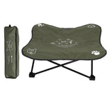 Maxbell Portable Elevated Pet Bed Washable Collapsible Camp Bed for Traveling Green