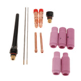 Max Maxb 13pcs TIG Welding Torch Nozzle Kit Tungsten Electrode for WP17/18/26