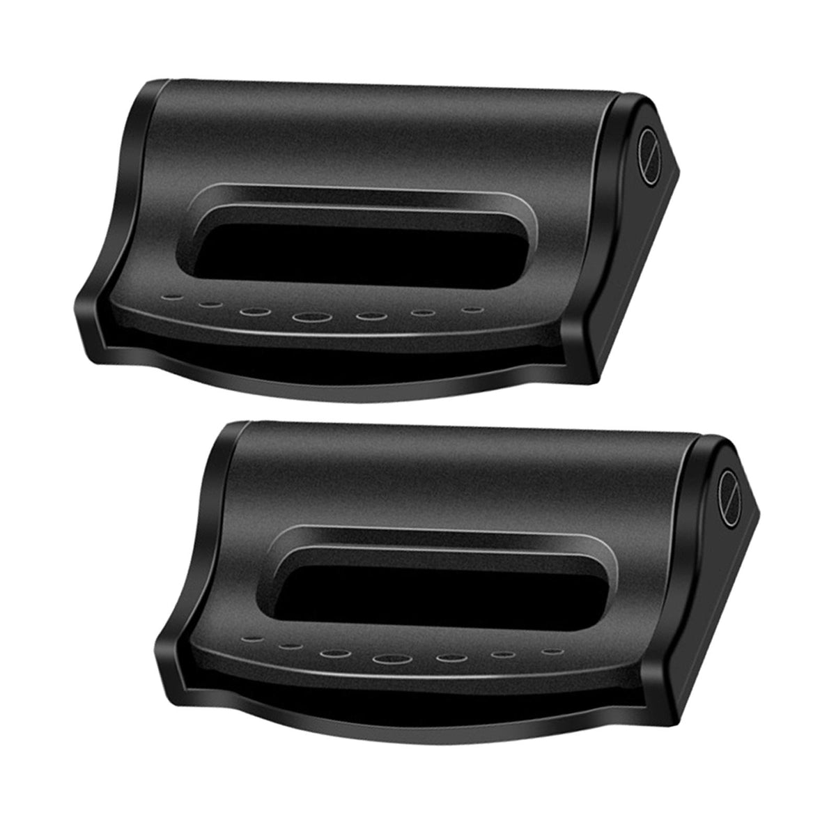 Maxbell Car Automobile Seat Safety Belt Clip Stopper Adjuster Comfortable Durable Black