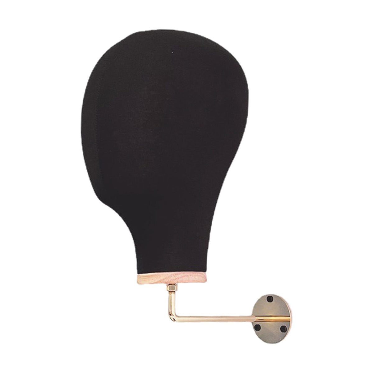 Maxbell Manikin Head Smooth Durable for Beginner Shopping Mall Barbershop Shop Props Black